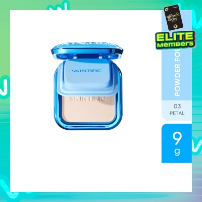 SKINTIFIC Ultra Cover Powder Foundation 03 Petal 9g