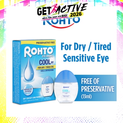 ROHTO EYE DROPS - Eye Drops Preservatives-Free Cool 13ml image