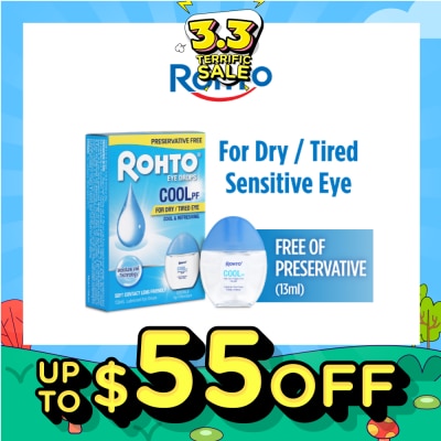 ROHTO EYE DROPS Eye Drops Preservatives-Free Cool 13ml