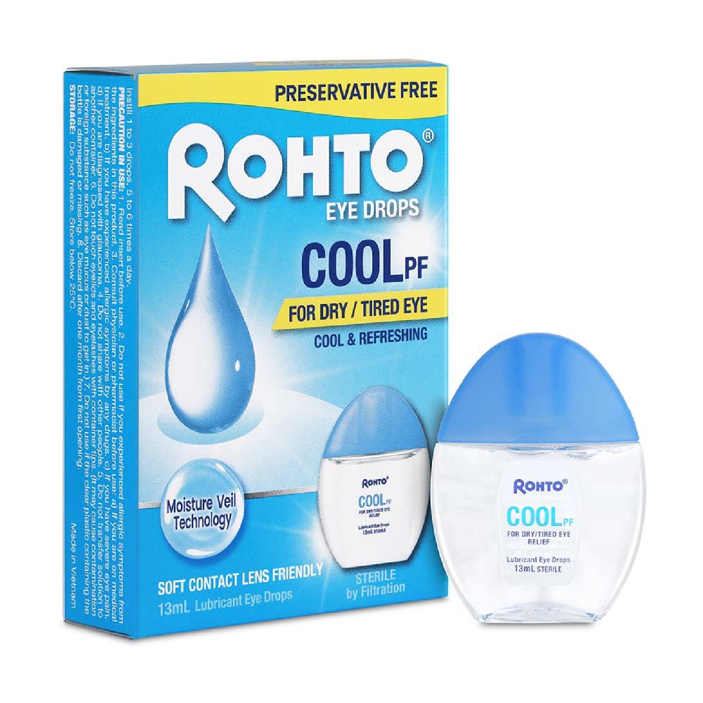 Eye Drops Preservatives-Free Cool 13ml