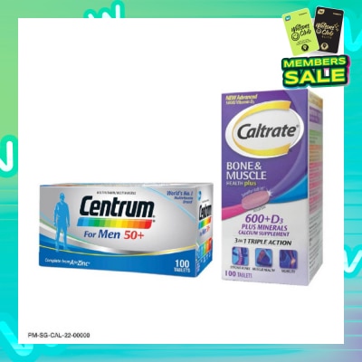 CALTRATE Men's Bone & Multivitamin Bundle Set 1s