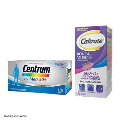 CALTRATE Men's Bone & Multivitamin Bundle Set 1s