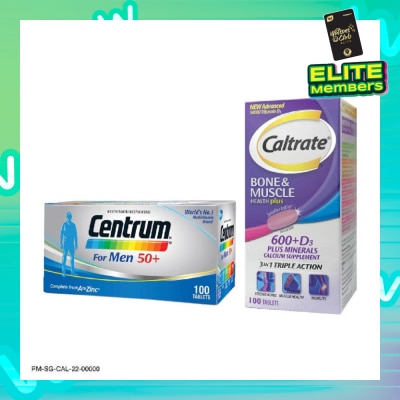 CALTRATE Men's Bone & Multivitamin Bundle 1s