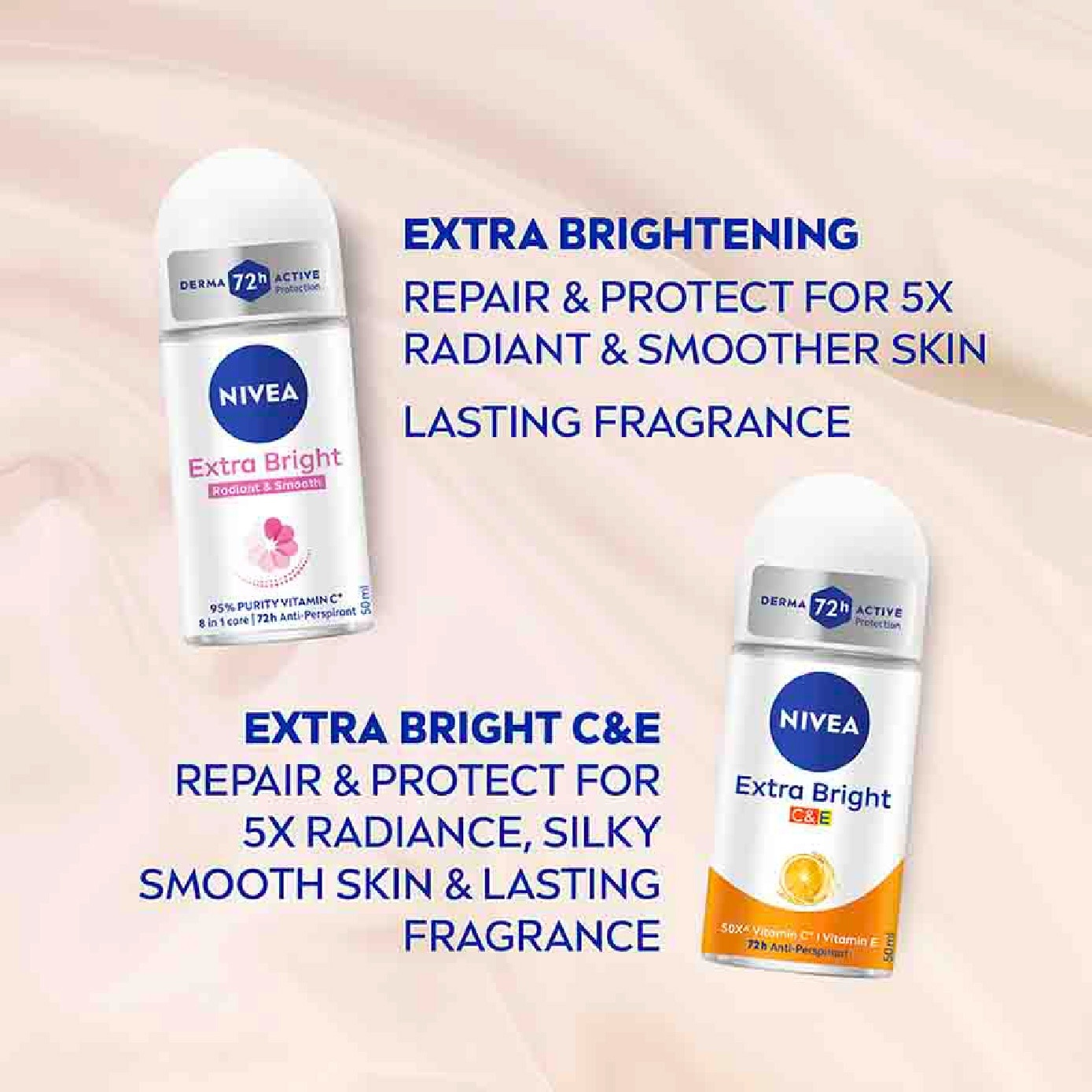 Deodorant Roll-on Extra White Firm Q10 50ml