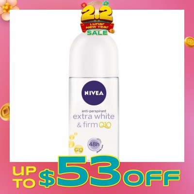 NIVEA Deodorant Roll-on Extra White Firm Q10 50ml