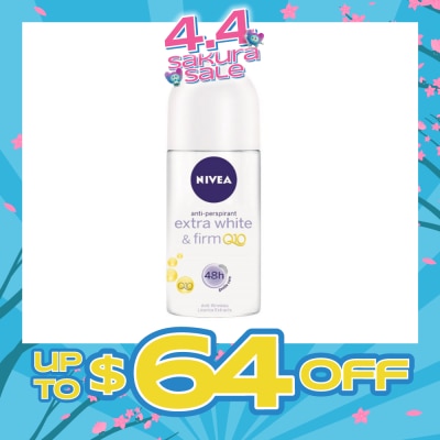 NIVEA - Deodorant Roll-on Extra White Firm Q10 50ml