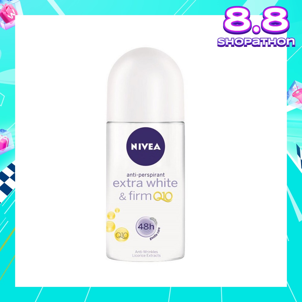 Deodorant Roll-on Extra White Firm Q10 50ml