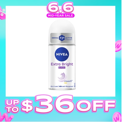 NIVEA - Deodorant Roll-on Extra White Firm Q10 50ml