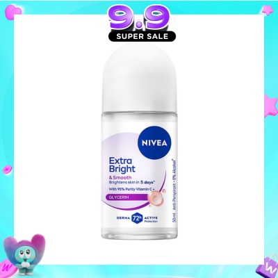 NIVEA - Deodorant Roll-on Extra White Firm Q10 50ml image