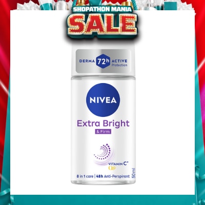 NIVEA - Deodorant Roll-on Extra White Firm Q10 50ml