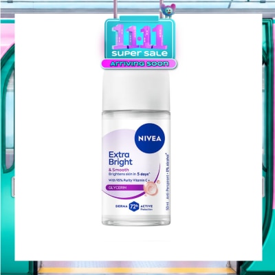 NIVEA Deodorant Roll on Extra White Firm Q10 50ml image