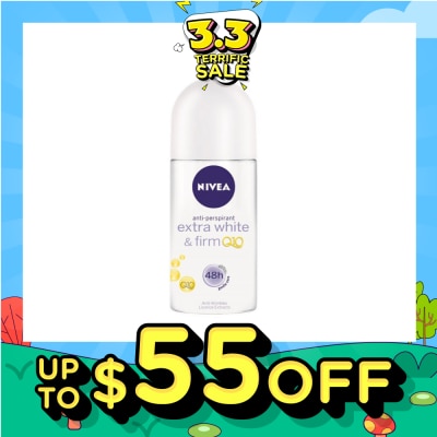 NIVEA Deodorant Roll-on Extra White Firm Q10 50ml