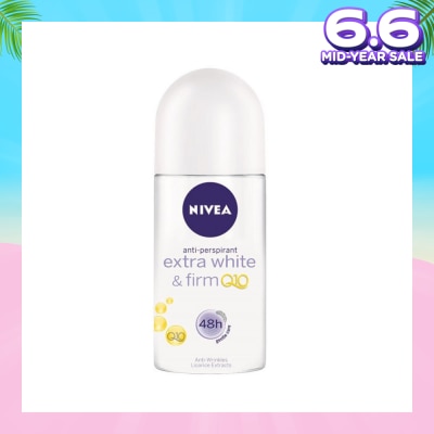 NIVEA Deodorant Roll-on Extra White Firm Q10 50ml