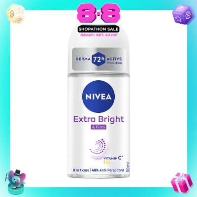 NIVEA - Deodorant Roll-on Extra White Firm Q10 50ml