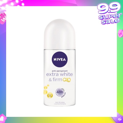 NIVEA Deodorant Roll-on Extra White Firm Q10 50ml