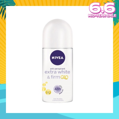 NIVEA Deodorant Roll-on Extra White Firm Q10 50ml