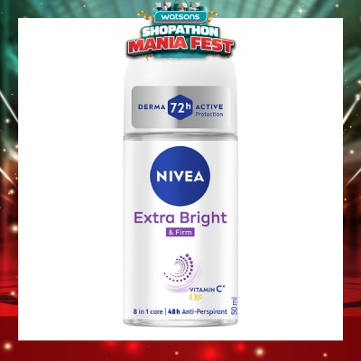 NIVEA - Deodorant Roll-on Extra White Firm Q10 50ml