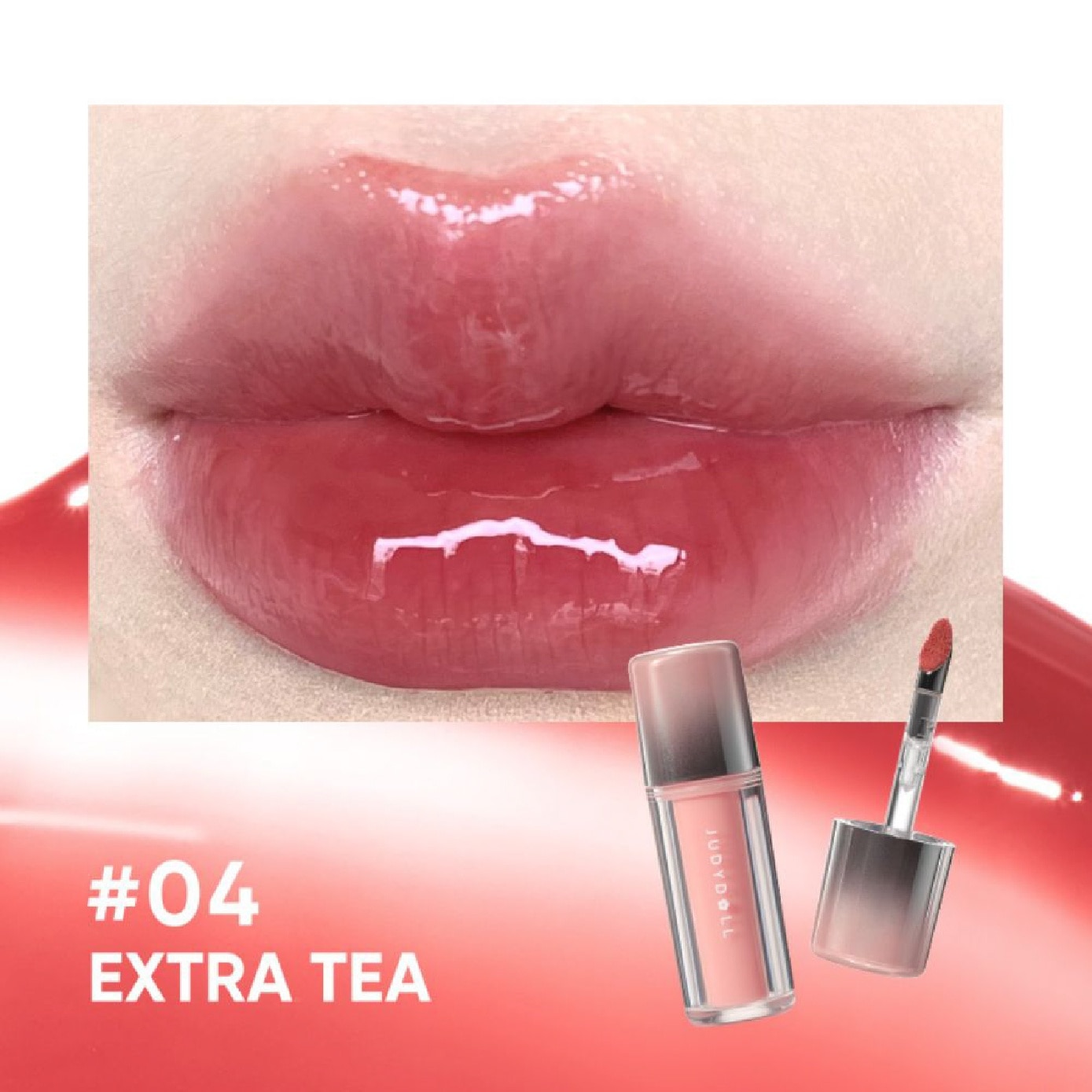 Dual Flash Watery Lip Gloss #04 Extra Tea 2.4g