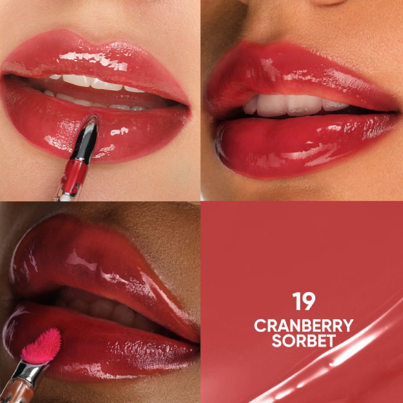 Dual Flash Watery Lip Gloss #19 Cranberry Sorbet 2.4g