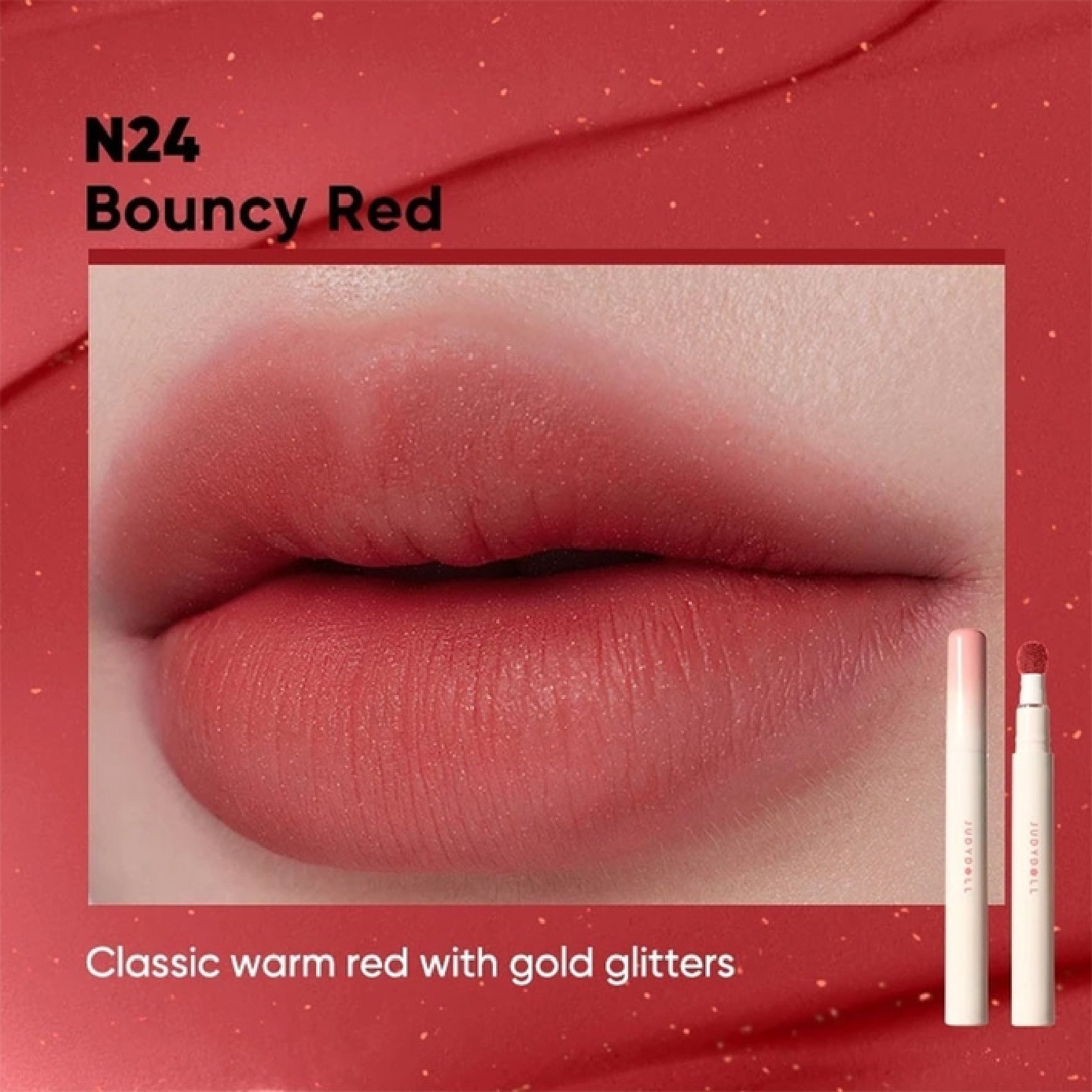 Matte Lip Cream #N24 Bouncy Red 2.6ml