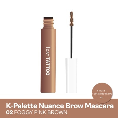 K-PALETTE - 1 Day Tattoo Nuance Brow Mascara #02 Foggy Pink Brown 33g image