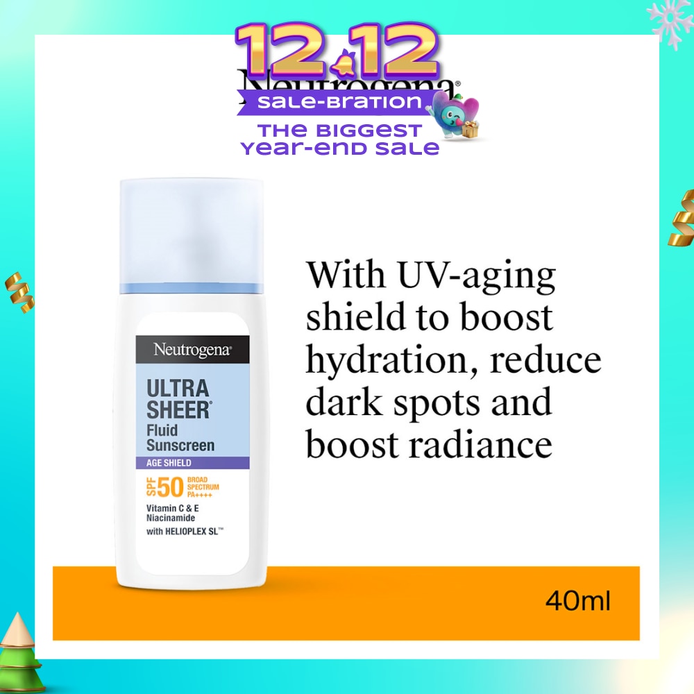 Ultra Sheer Fluid Sunscreen Age Shield SPF 50 PA++++ 40ml