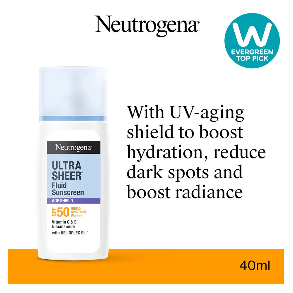 Ultra Sheer Fluid Sunscreen Age Shield SPF 50 PA++++ 40ml image