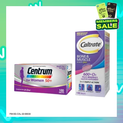CALTRATE Women's Bone & Multivitamin Bundle Set 1s