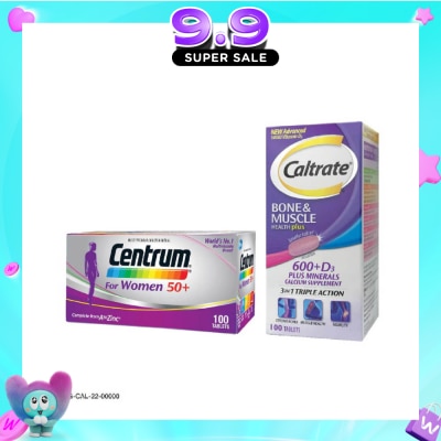 CALTRATE - Women's Bone & Multivitamin Bundle Set 1s image