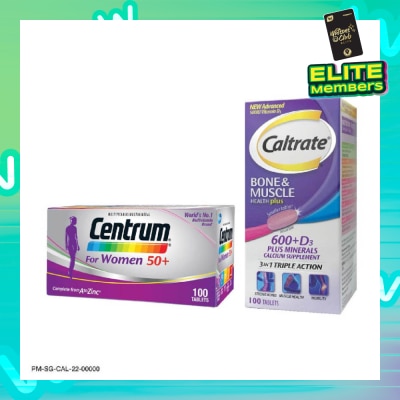 CALTRATE Women's Bone & Multivitamin Bundle 1s
