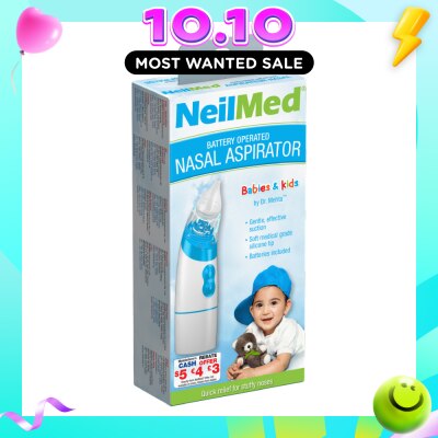 NEILMED Battery Operated Nasal Aspirator For Babies & Kids 1s image