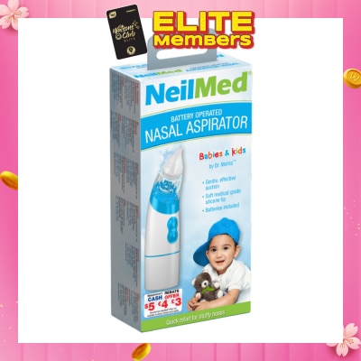 NEILMED Battery Operated Nasal Aspirator For Babies & Kids 1s
