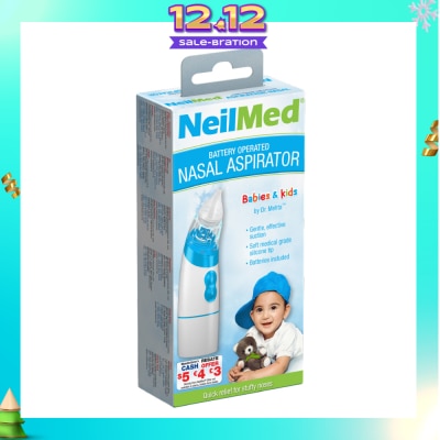 NEILMED Battery Operated Nasal Aspirator For Babies & Kids 1s