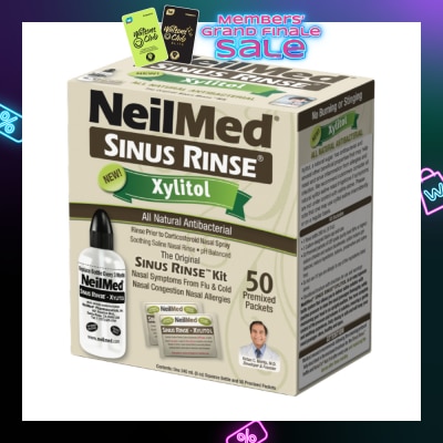 NEILMED Sinus Rinse Premixed Refill Packet With Xylitol 50s