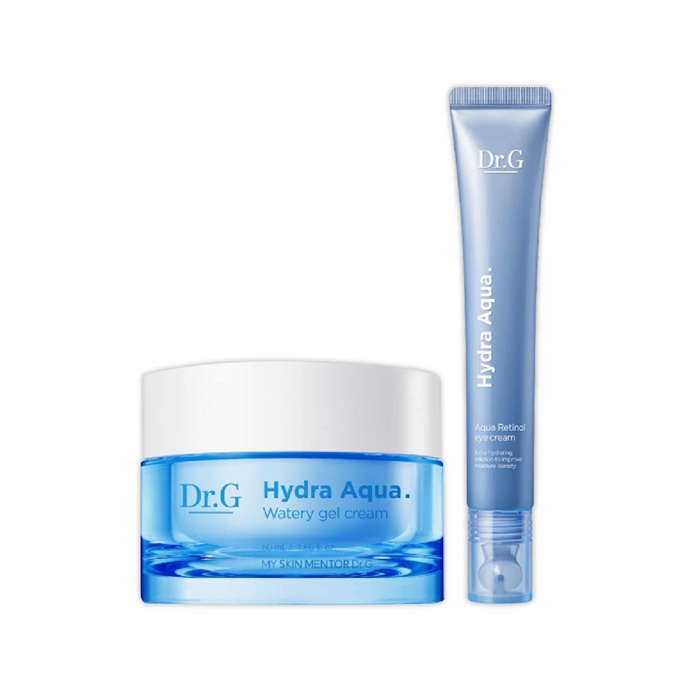 Hydra Aqua Cream + Retinol Eye Cream Bundle Set 1s