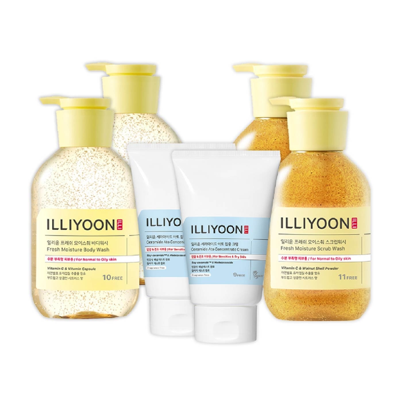 Cream & Body Wash Bundle Set 1s