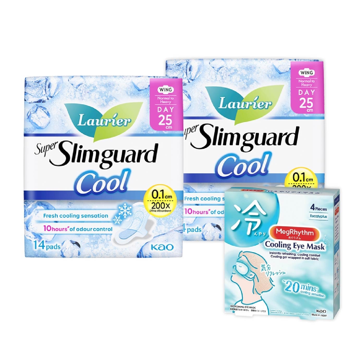 Super Slimguard Day Pad + Cooling Eye Mask Bundle Set 1s