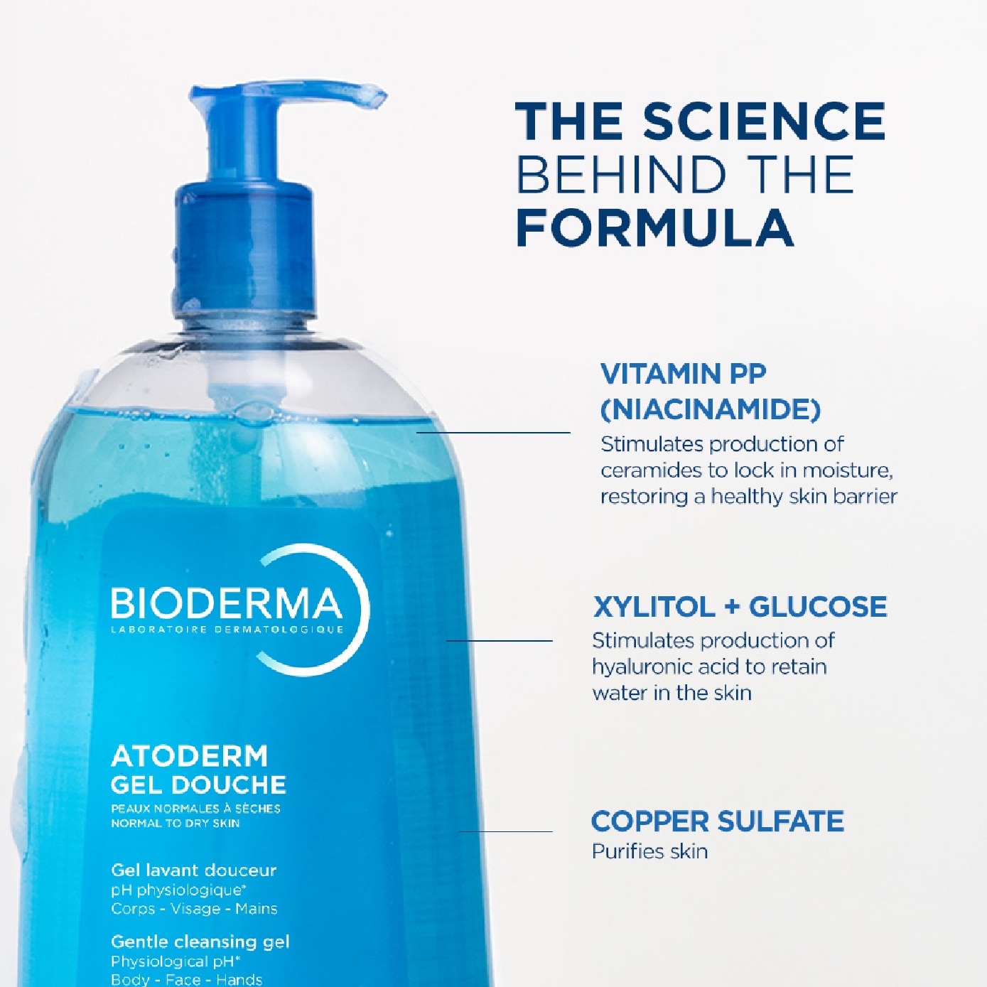 Atoderm Gel Douche Bundle Set 1s