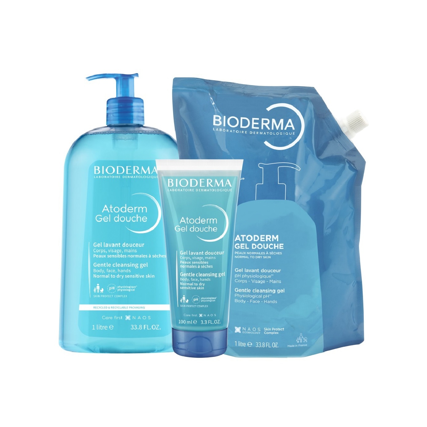 Atoderm Gel Douche Bundle Set 1s