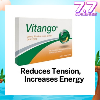 VITANGO® Film-Coated Tablets (For Relief of Mental and Physical Symptoms of Tension) 30s