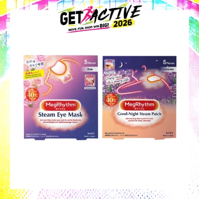 MEGRHYTHM - Steam Eye Mask Yuzu + Good Night Lavender Steam Patch Bundle Set 1s image