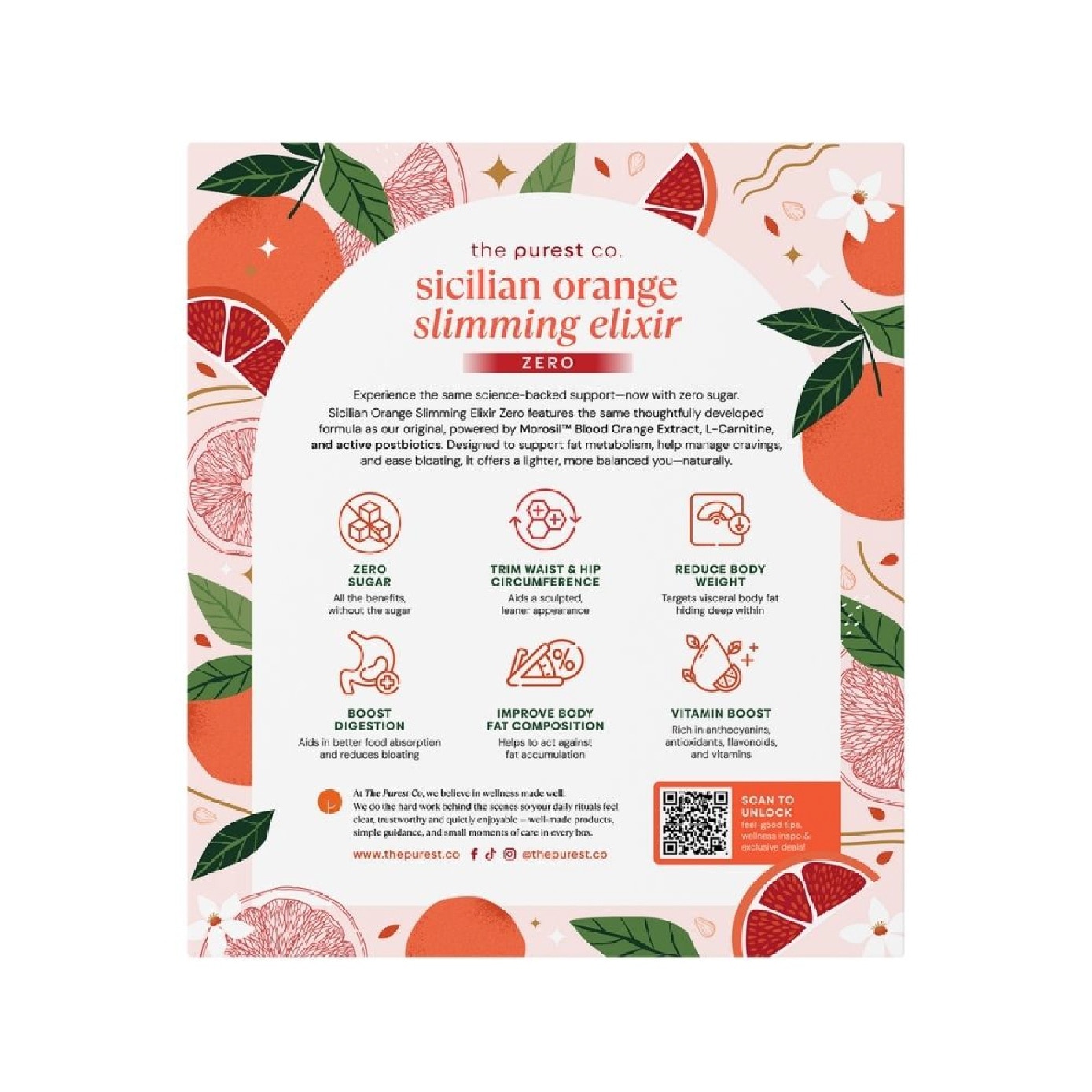 Sicilian Orange Slimming Elixir Zero Sachet for Weight Management 30g x 15s image