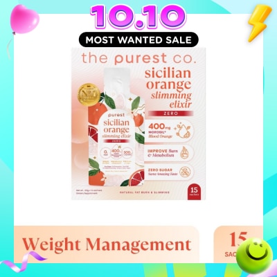 THE PUREST CO Sicilian Orange Slimming Elixir Zero Sachet for Weight Management 30g x 15s image