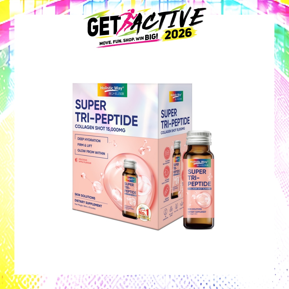 Bio-Elixir Super Tri-Peptide Collagen Shot 15,000mg 50ml x 8s image