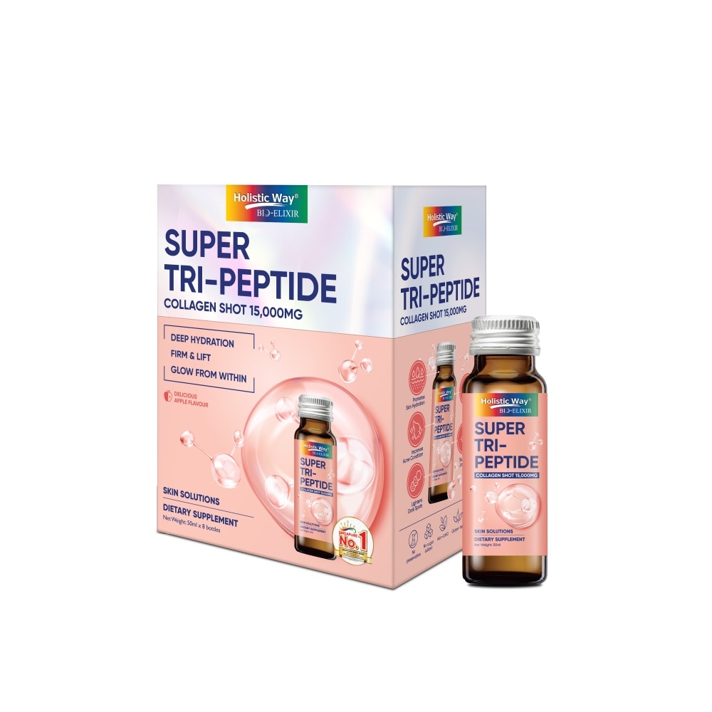 Bio-Elixir Super Tri-Peptide Collagen Shot 15,000mg 50ml x 8s