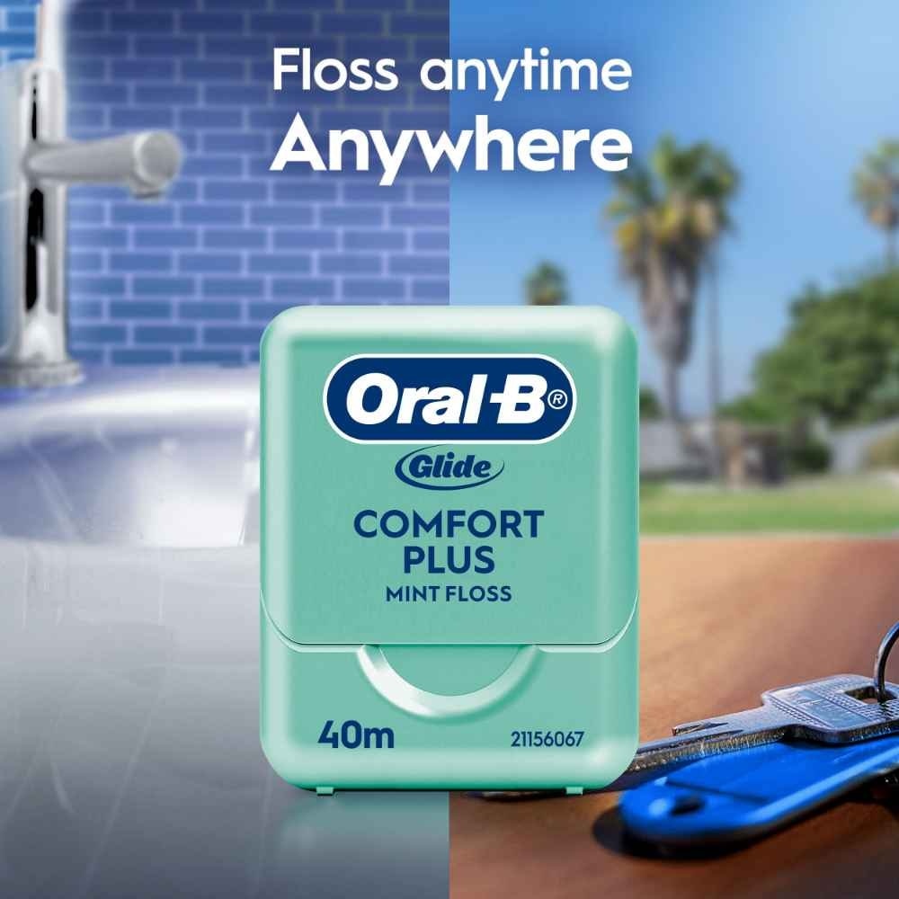 Glide Comfort Plus Mint Dental Floss 40m