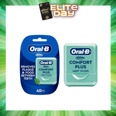 ORAL-B - Glide Comfort Plus Mint Dental Floss 40m