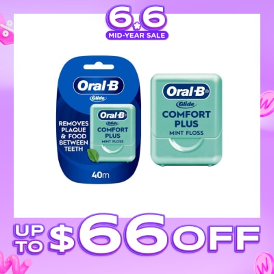 ORAL-B - Glide Comfort Plus Mint Dental Floss 40m