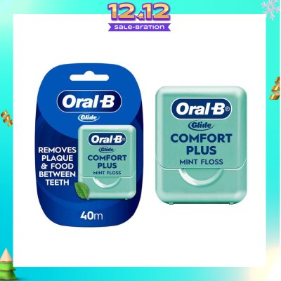 ORAL-B Glide Comfort Plus Mint Dental Floss 40m