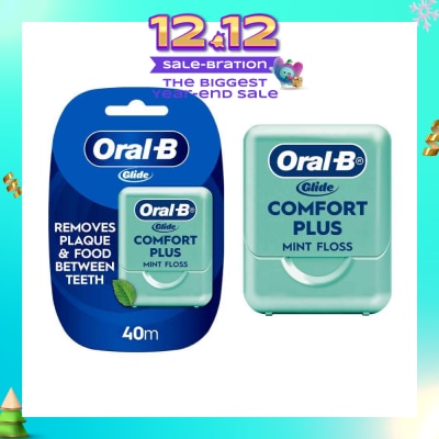 ORAL-B Glide Comfort Plus Mint Dental Floss 40m